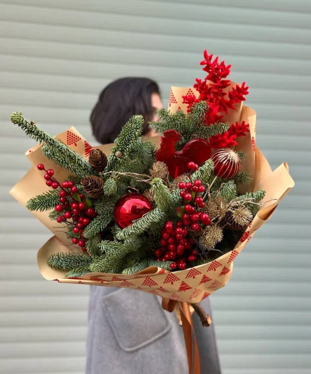 Зимний букет "A la russe"